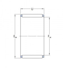 Подшипник Серия K и KT (подшипники без колец) Подшипник K 17x21x10 по выгодным ценам Новокузнецк